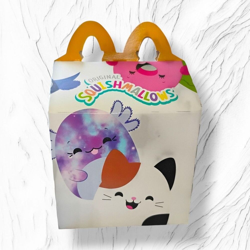 2025 Squishmallow McDonalds Happy Meal Box Empty Box Only
